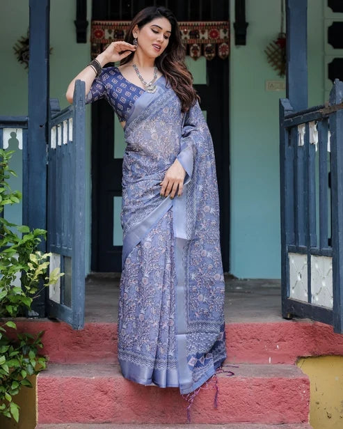Linen Sarees